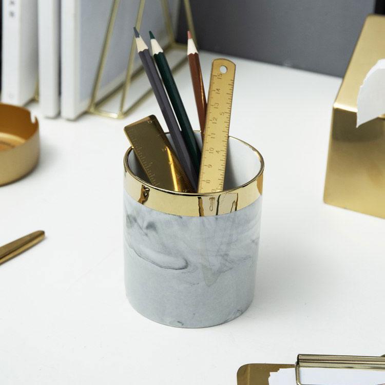 Gold & Marble Cup Organiser - Nordic Side - 