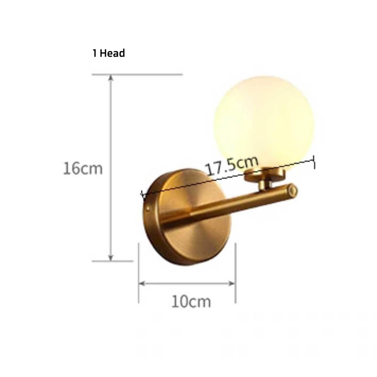 Golden Arm Wall Lamp - Nordic Side - 