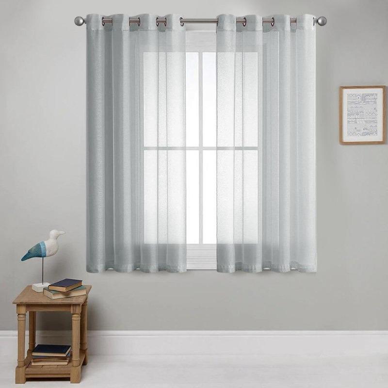 Manta Solid Short Curtain