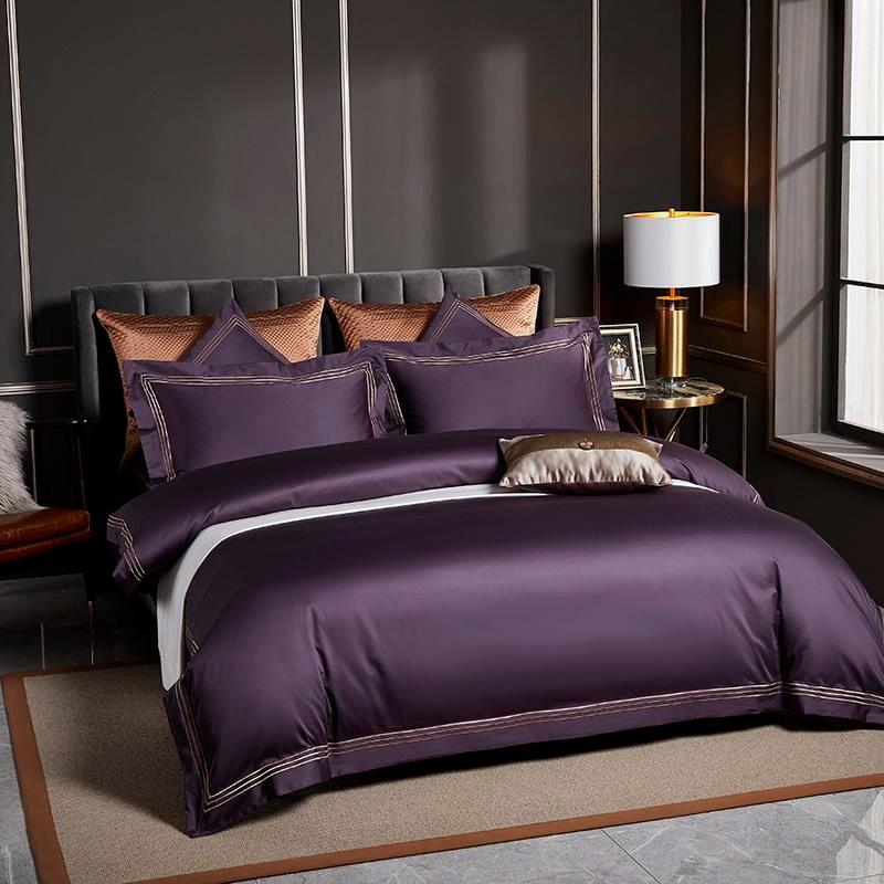 Majestic Aubergine Duvet Cover Set