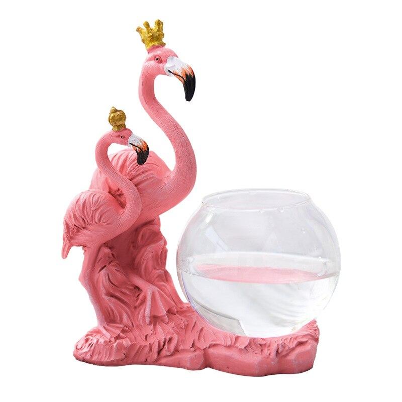 Flamingo Hydroponic Plant Vase