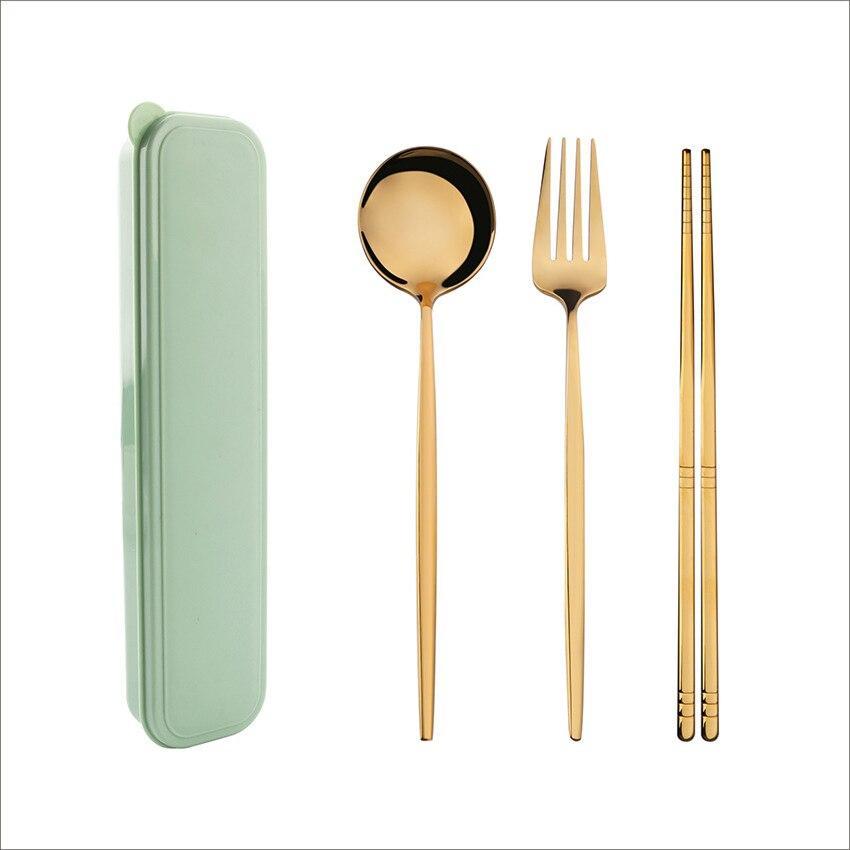 Arya Portable Flatware Set - Nordic Side - Ella, Flatware, Portable, Set