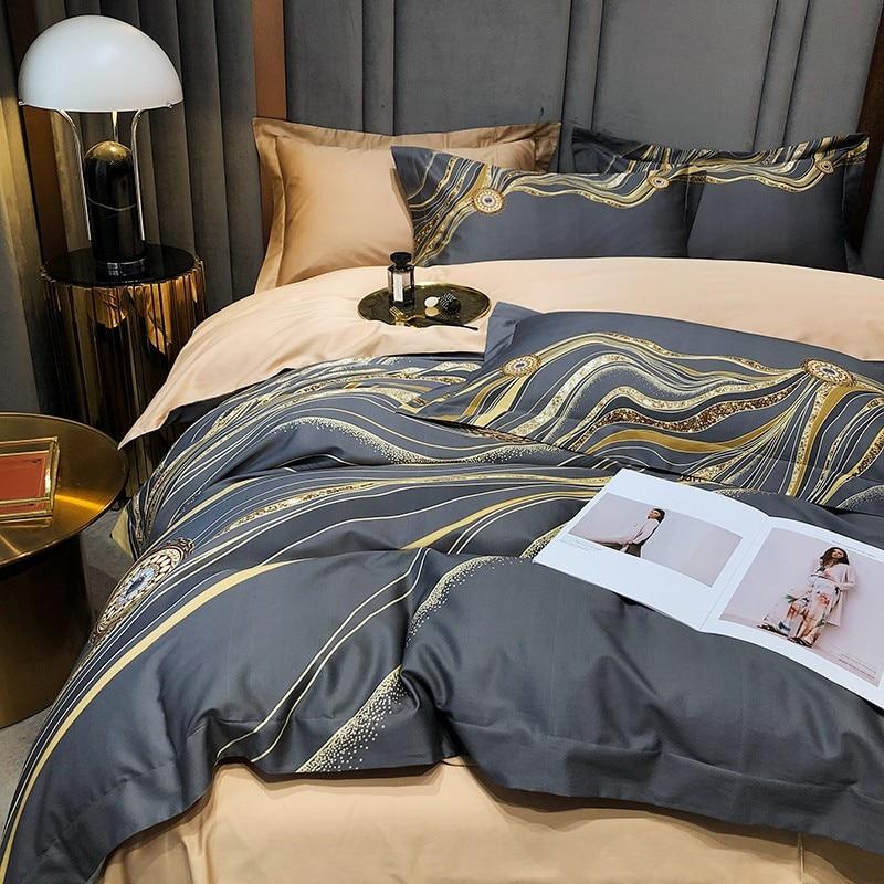 Modern Luxury Egyptian Cotton Duvet Set