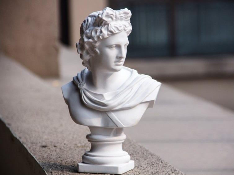 Apollo Bust Statue - Artisan-Made