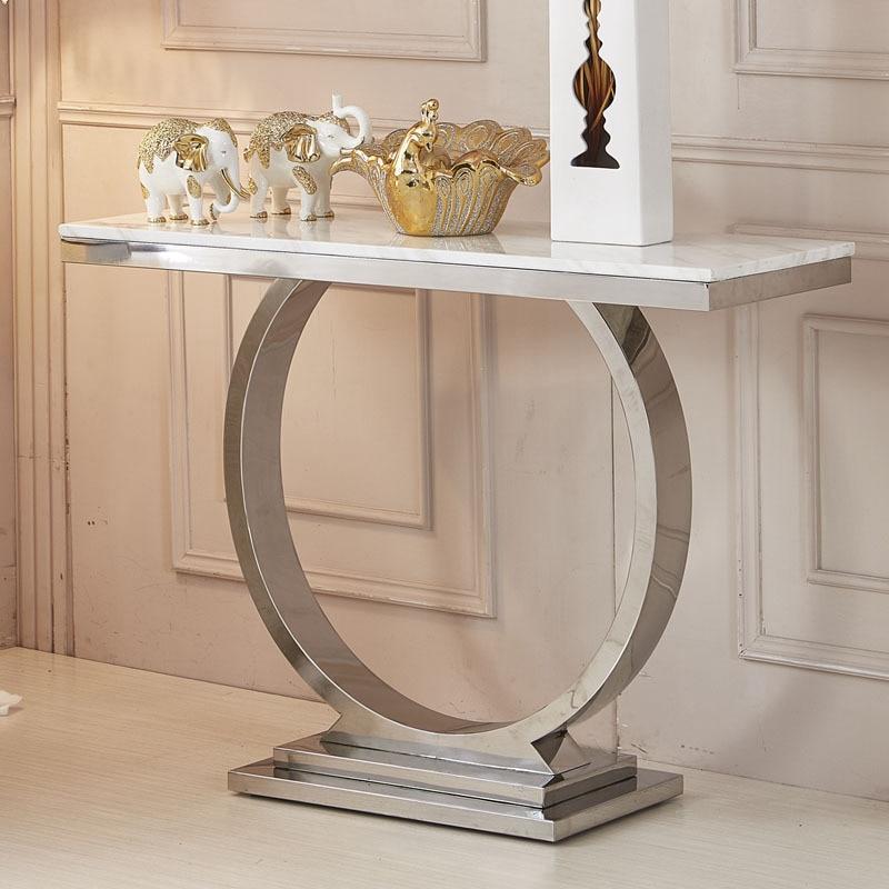 Machu Modern Marble Table - Gold Base