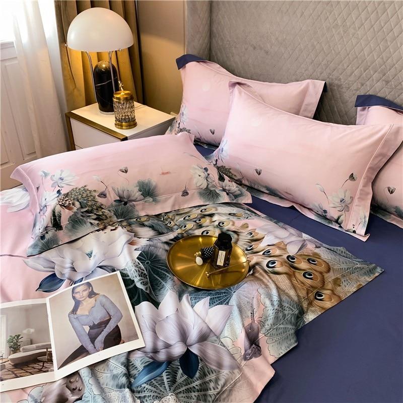 Peacock Luxury Egyptian Cotton Duvet Set