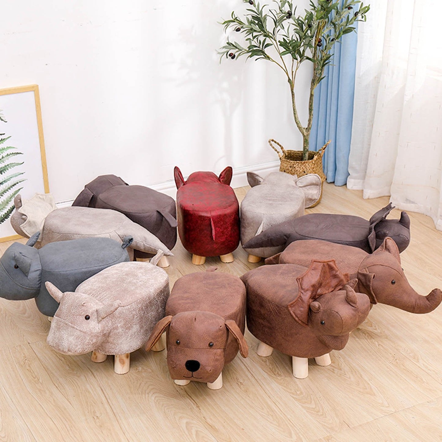 Creative Kids Animal Stool - Nordic Side - 