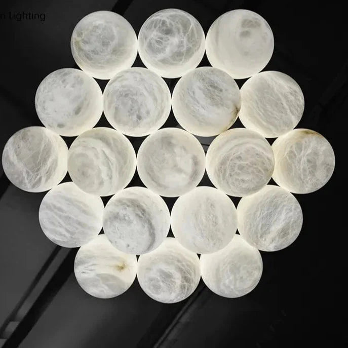 Ora Cloud Alabaster Chandelier