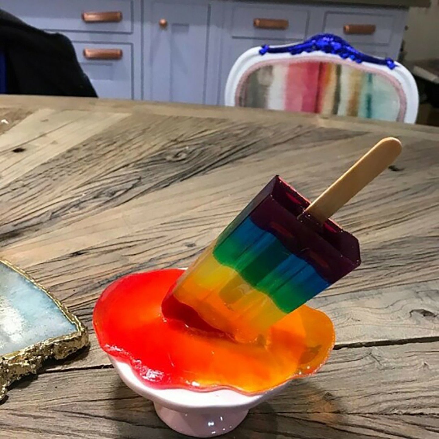 Melting Artisan Melting Popsicle Sculpture