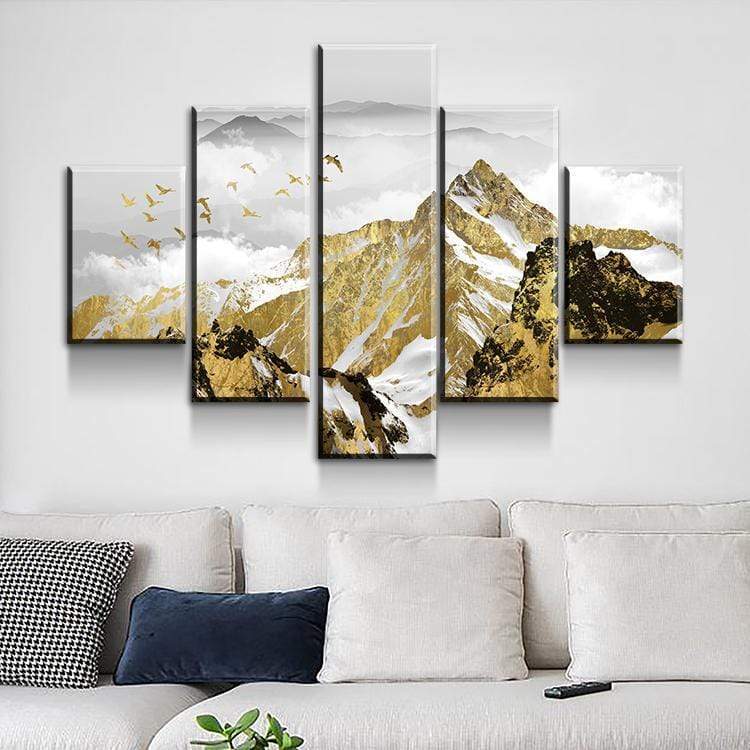 Fuji Magic Stretched Canvas - Nordic Side - 5 Piece, Acrylic Image, canvas art, Canvas Image, spo-enabled