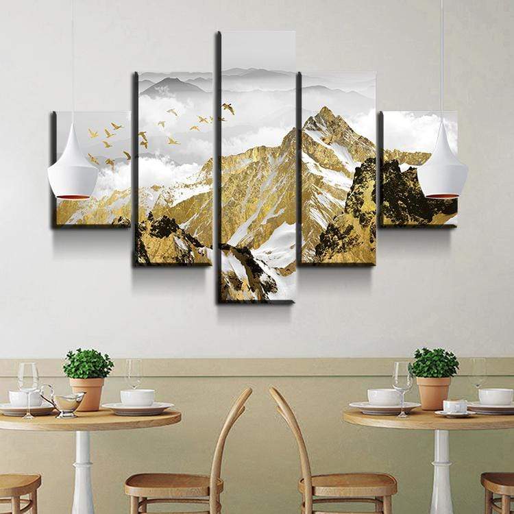 Fuji Magic Stretched Canvas - Nordic Side - 5 Piece, Acrylic Image, canvas art, Canvas Image, spo-enabled