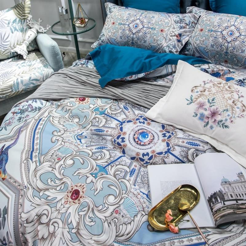 Printed Luxury Egyptian Cotton Bedding Set