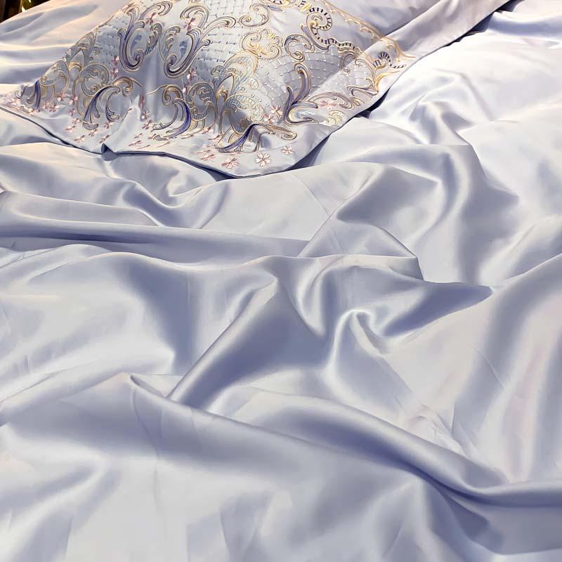 Embroidery Luxury Egyptian Cotton Duvet Set