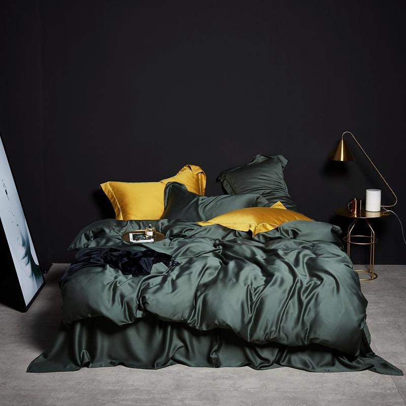 Averata Premium Tencel Silk Luxury Duvet Cover Set - Nordic Side - Averata, Bedding, Luxury, Premium, Set, Silk, Tencel