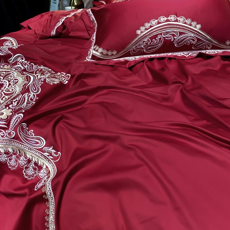 Luxury Rossa Corsa Embroidery Duvet Set