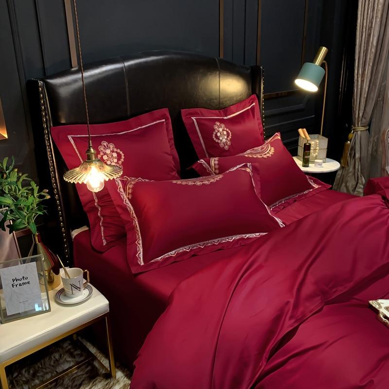 Luxury Rossa Corsa Embroidery Duvet Set