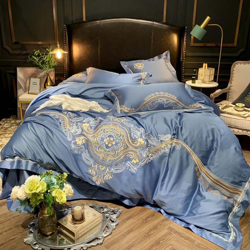 Periwinkle Luxury Egyptian Cotton Duvet Set