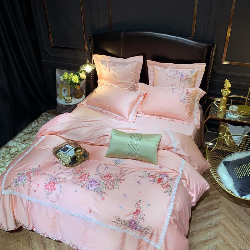 Floral Luxury Egyptian Cotton Duvet Set