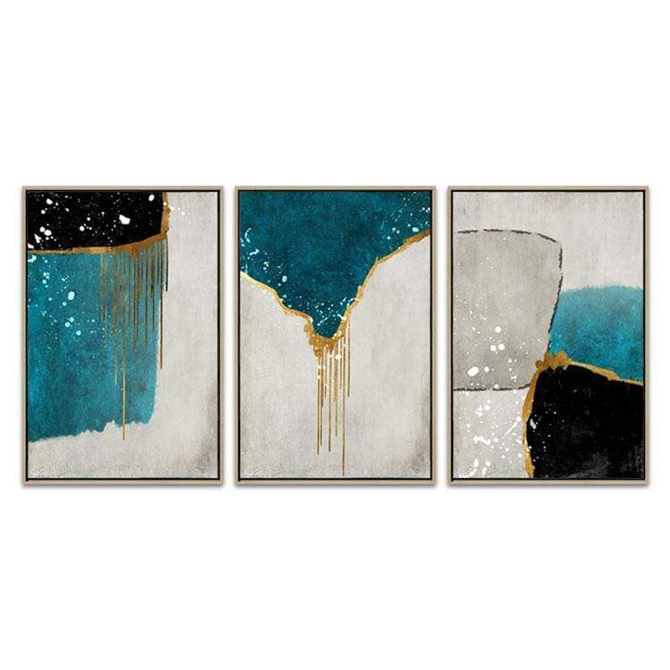 Melting Walls Stretched Canvas - Nordic Side - 3 piece, Acrylic Image, canvas art, canvas image, spo-enabled