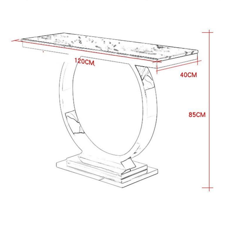 Machu Modern Marble Table - Gold Base