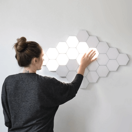 HexWall-Modular Touch Wall Panels - Nordic Side - architecture, arcitecture, art, artichture, artist, artlighting, bathroom vanity, contemporaryart, crystal chandelier, custom-made, decor, de