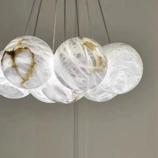 Ora Cloud Alabaster Chandelier