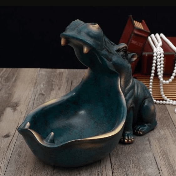 Hippopotamus Sculpture Statue - Nordic Side - arcitecture, decoration, design, Hippopotamus Sculpture Statue, home, home decor, home decor idea, home design ida, homedeco, homedecor, homedeco