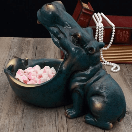 Hippopotamus Sculpture Statue - Nordic Side - arcitecture, decoration, design, Hippopotamus Sculpture Statue, home, home decor, home decor idea, home design ida, homedeco, homedecor, homedeco