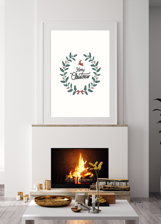 Holiday Illustration Print No. 1 - Nordic Side - 