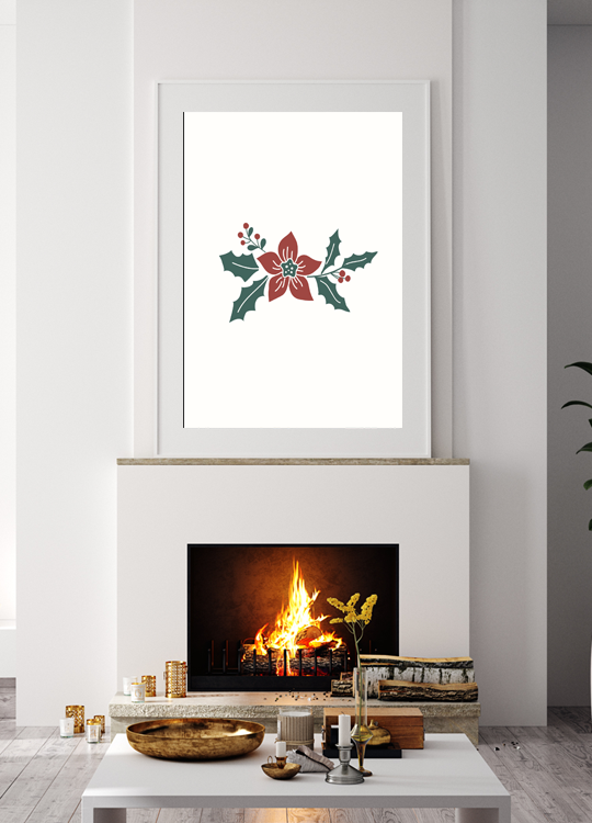 Holiday Illustration Print No. 2 - Nordic Side - 