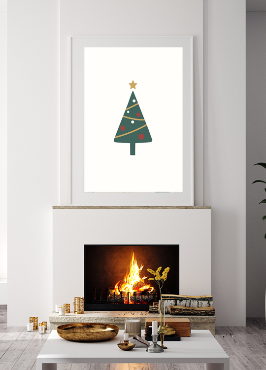 Holiday Illustration Print No. 3 - Nordic Side - 