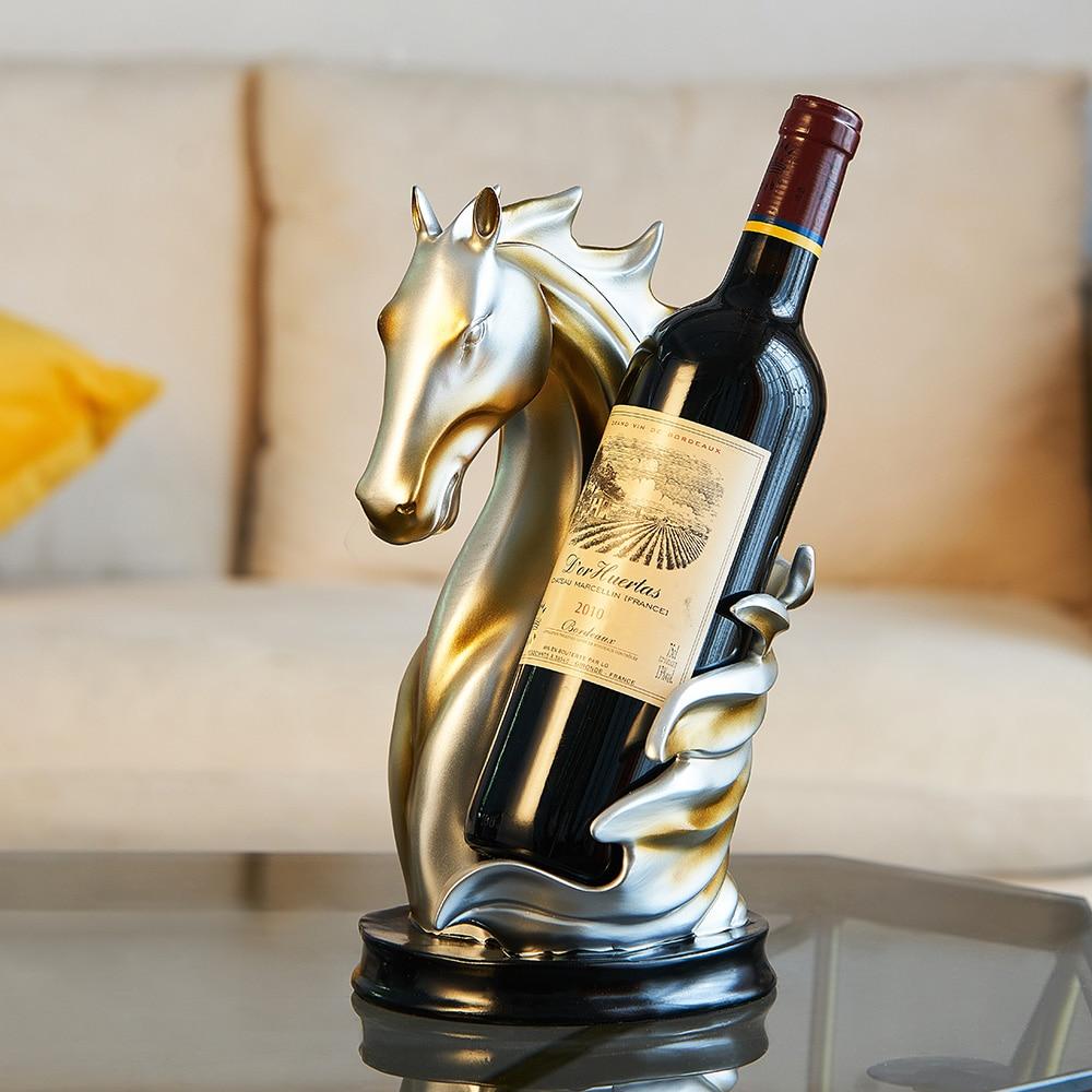 Horse-Shaped Artisan Horse Wine Holder