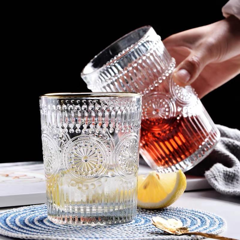 Osasco Gold Rim Highball Glass