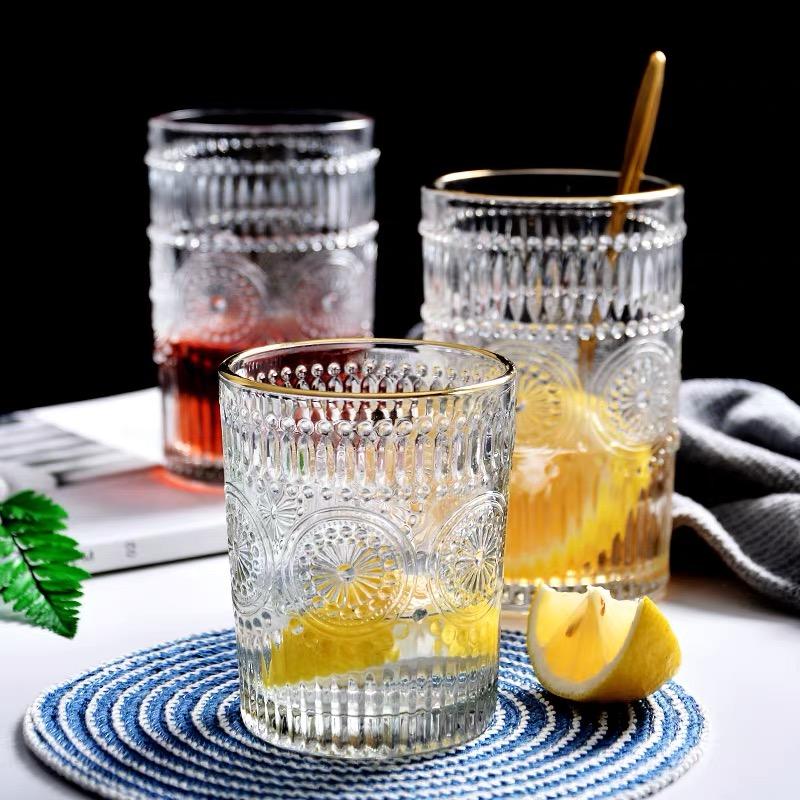 Osasco Gold Rim Highball Glass