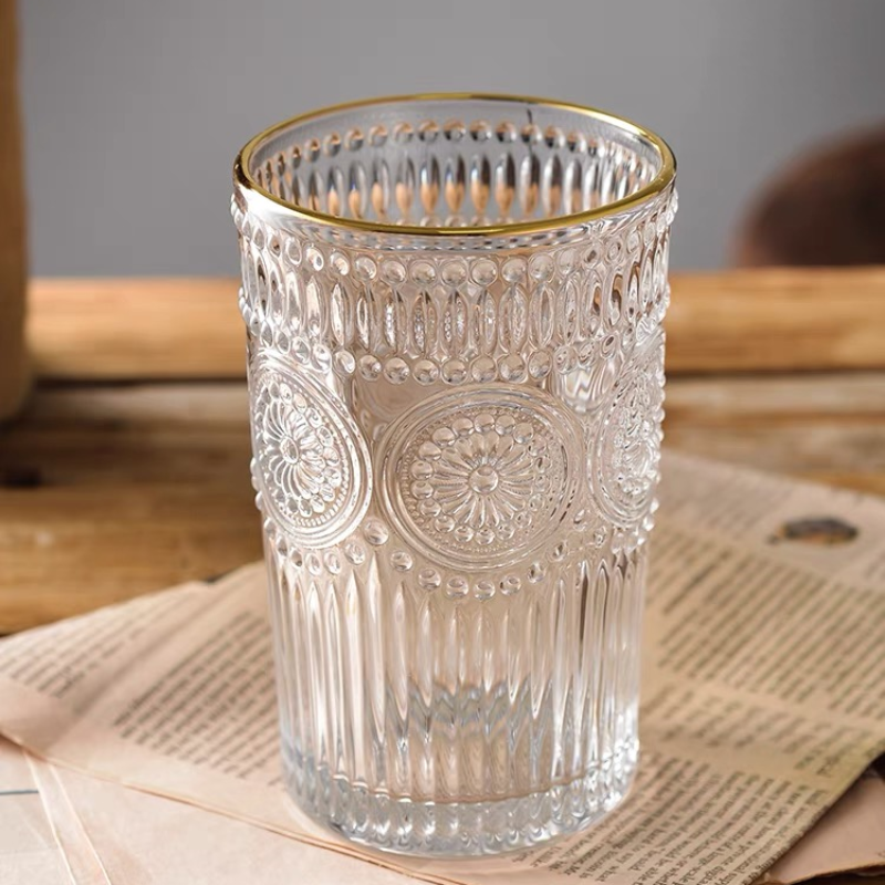 Osasco Gold Rim Highball Glass