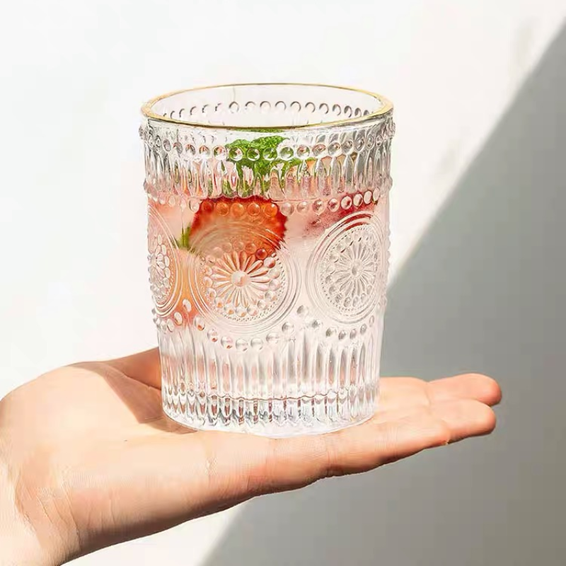 Osasco Gold Rim Highball Glass