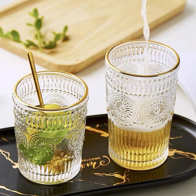 Osasco Gold Rim Highball Glass