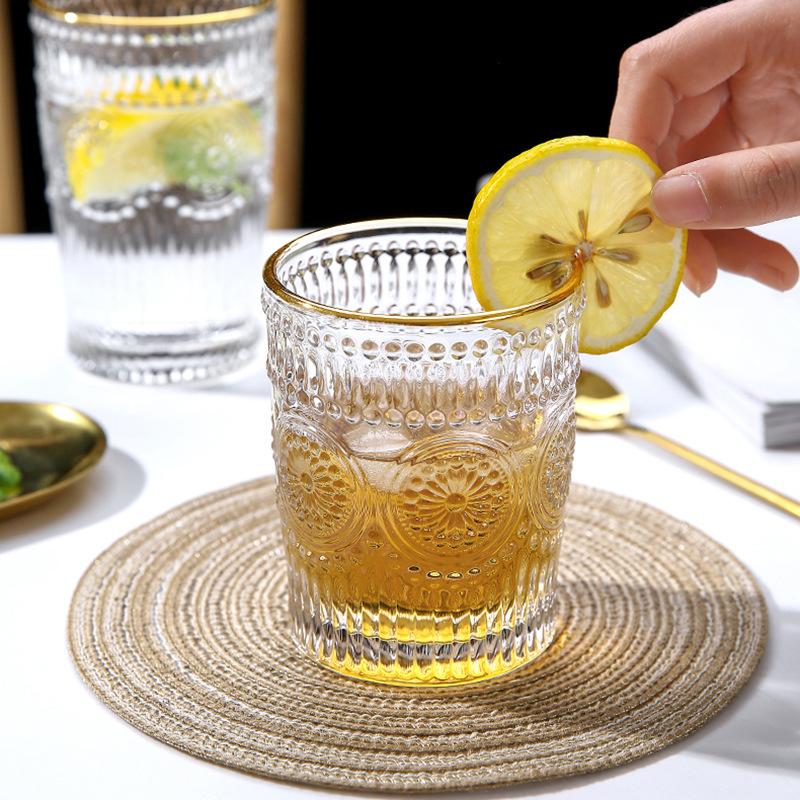 Osasco Gold Rim Highball Glass