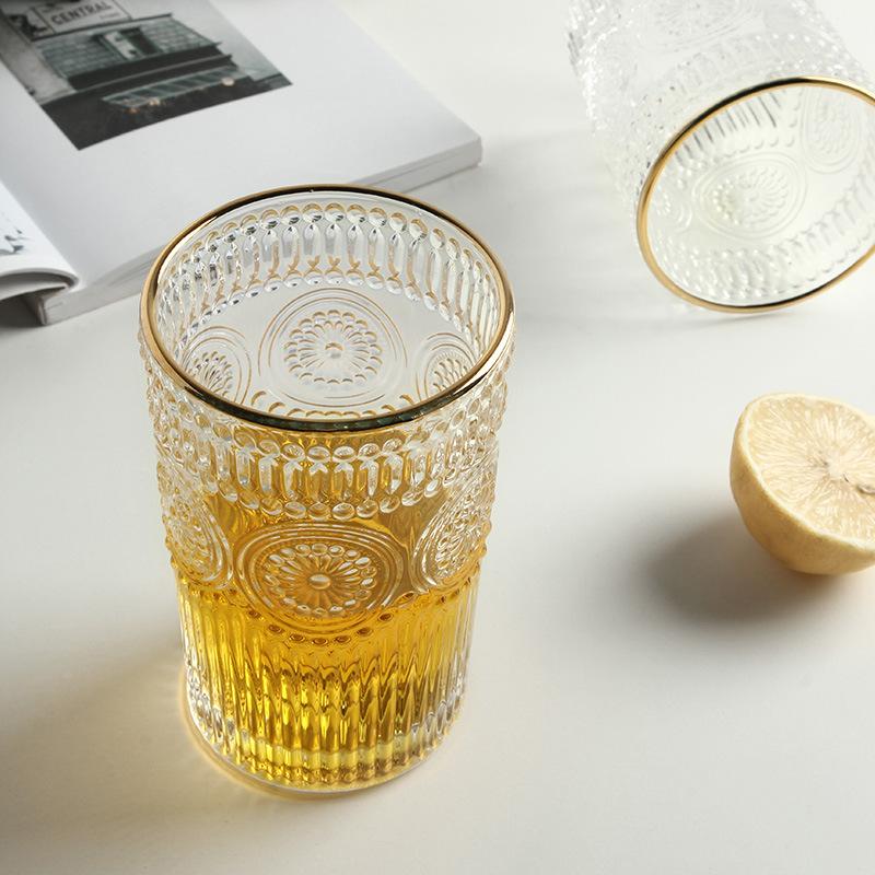 Osasco Gold Rim Highball Glass