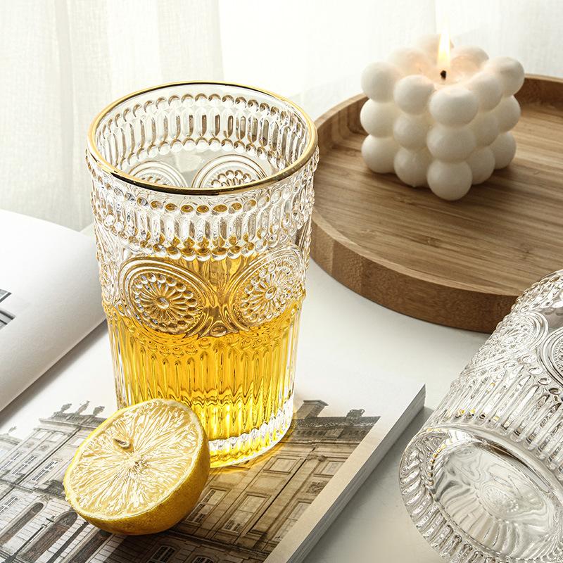 Osasco Gold Rim Highball Glass