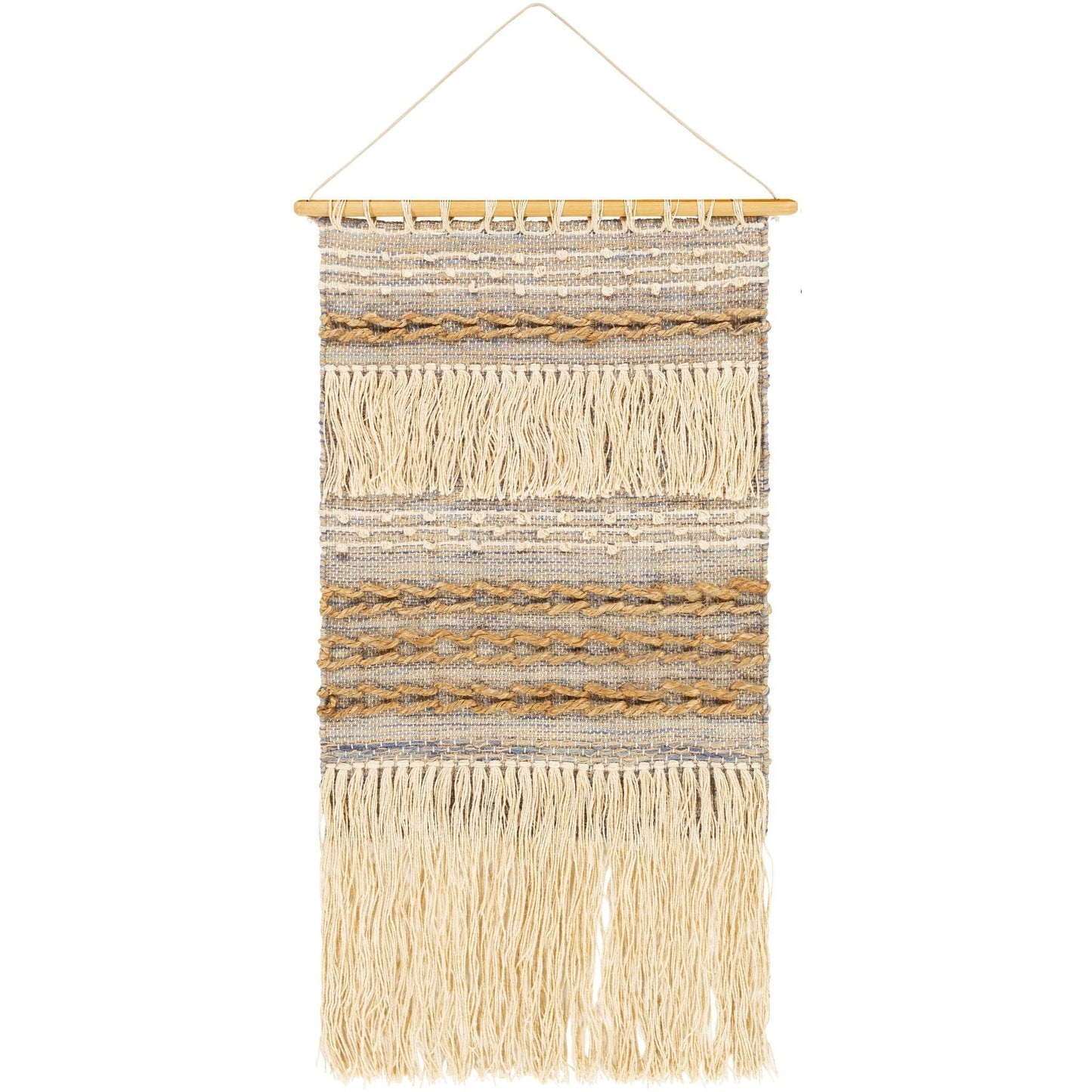 Multi-Tone Macrame Woven Wall Tapestry - Nordic Side - 