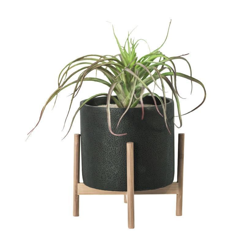 Downy Pot and Stand - Nordic Side - not-hanger, Plants