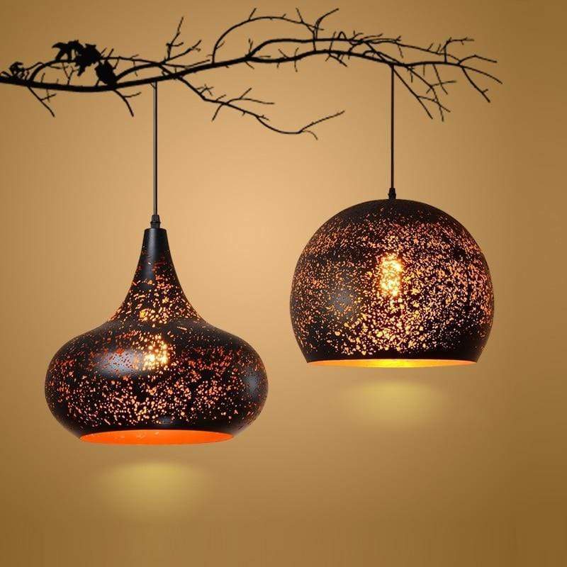 Carved Pendant Light - Nordic Side - lighting, pendant light