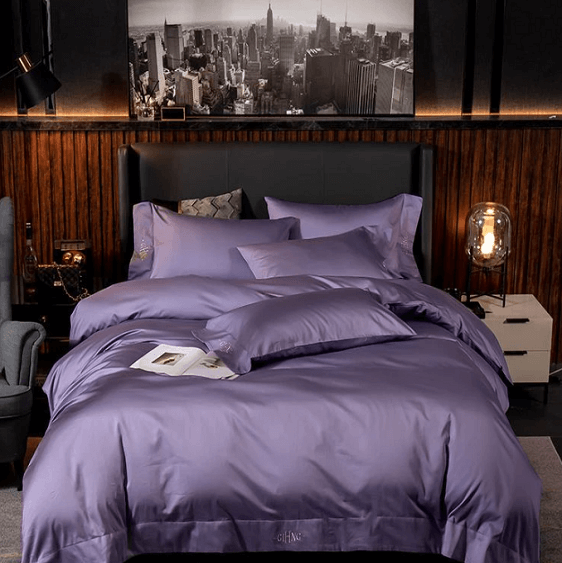 Lakibia Silky Soft Egyptian Cotton Bedding Set - Nordic Side - architecture, arcitecture, art, artist, contemporaryart, decor, decoration, design, designer, designinspiration, edison, grey, h