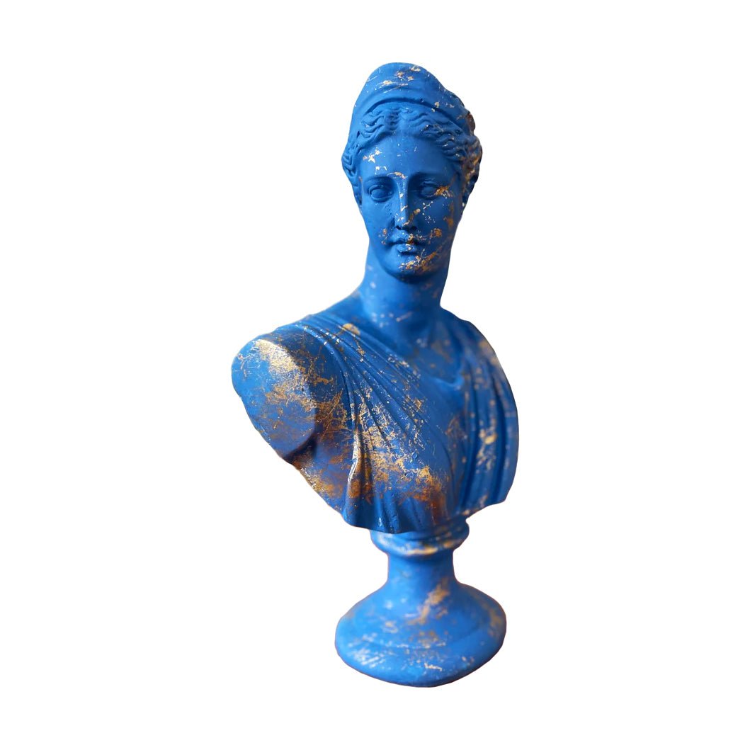 Artemis in Blue Golden Speck Sculpture