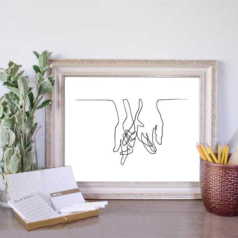 Abstract Lover's Hands