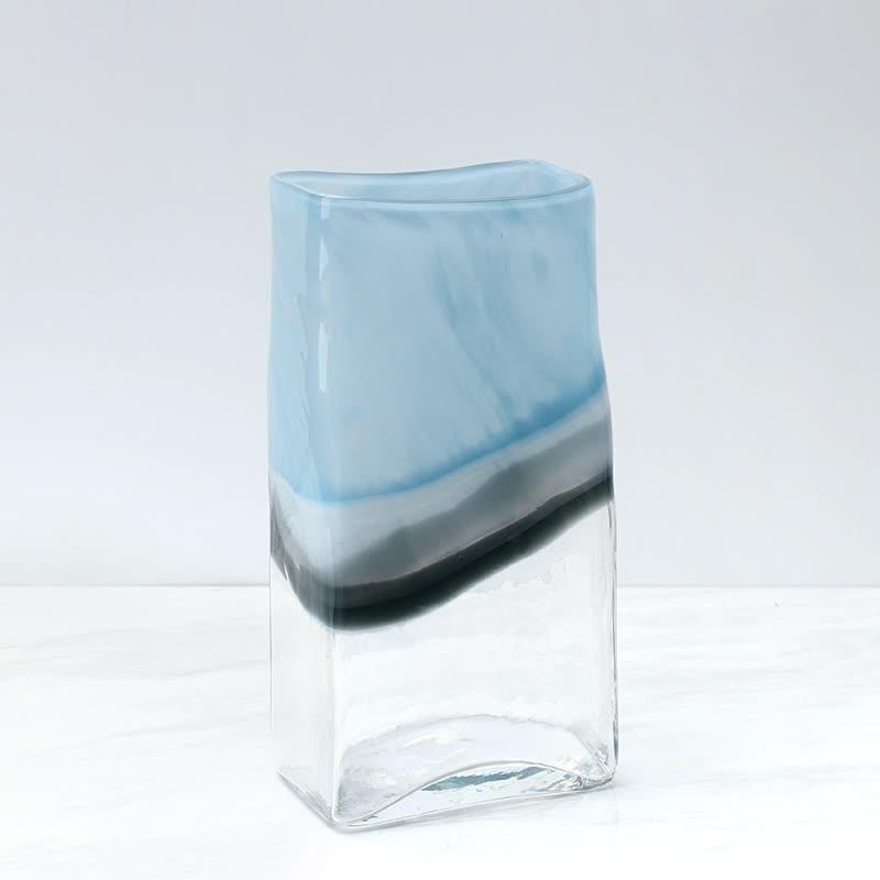 Maison Marble Glass Vase - Organic Elegance