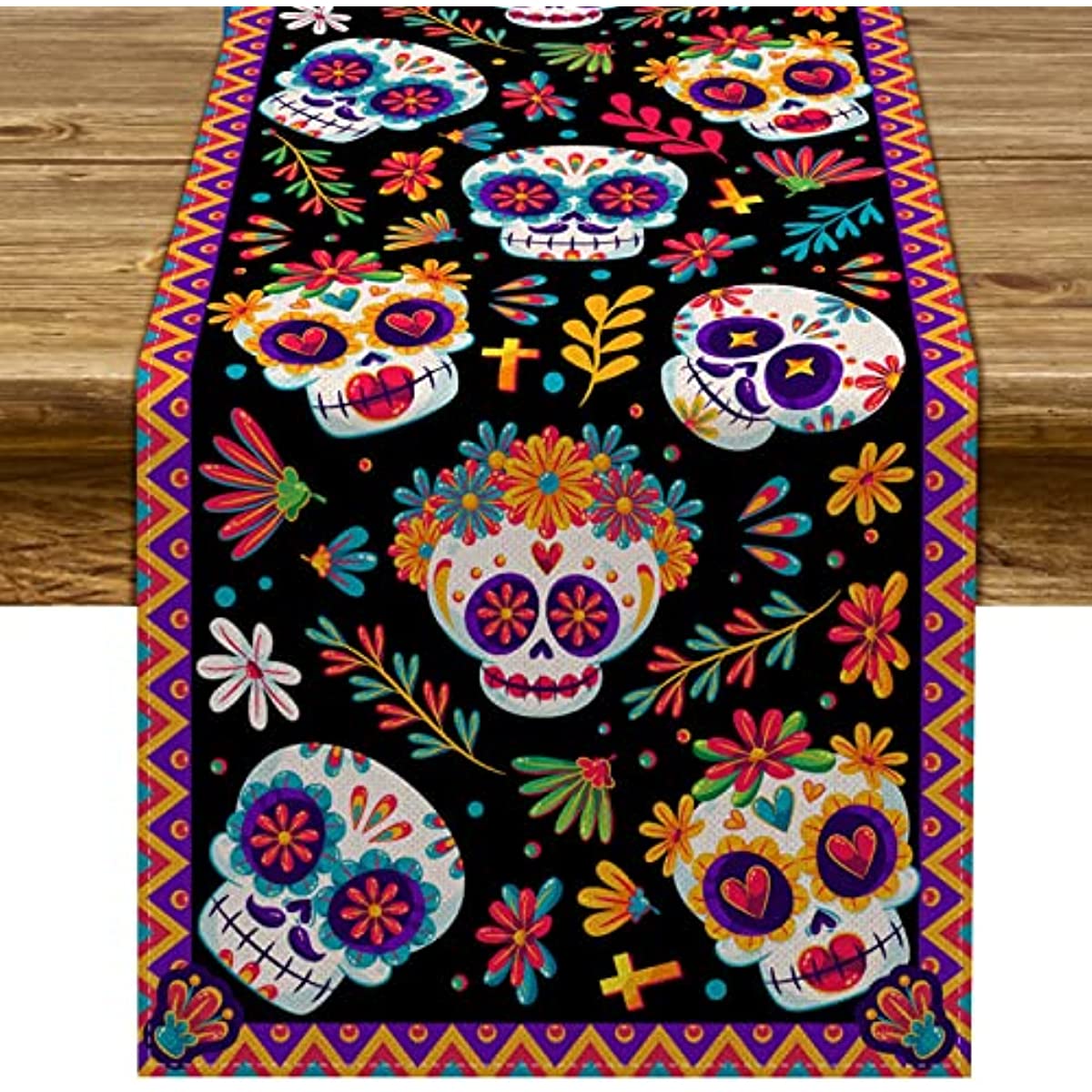 Sugar Skull Table Runner