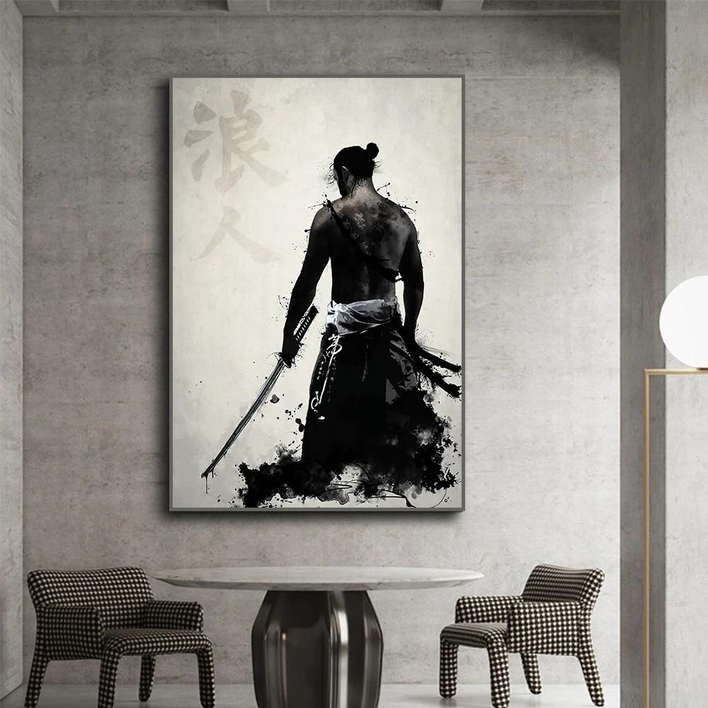 Japanese Samurai Canvas Print