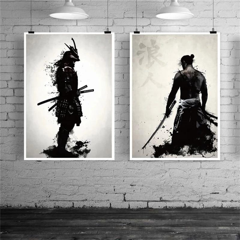 Japanese Samurai Canvas Print